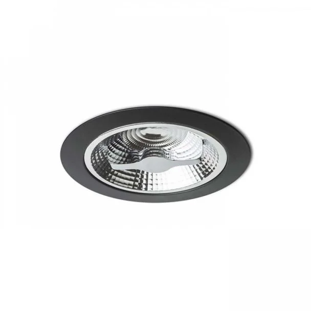 RENDL R12636 KELLY LED DIMM wpuszczana czarna 230V LED 15W 45° 3000K