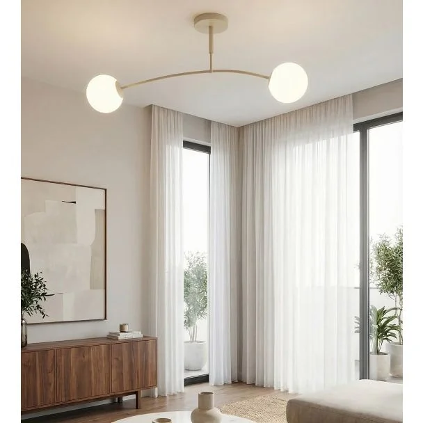 EMIBIG 1685/2 PREGOS 2 MOKKA OPAL LAMPA SUFITOWA