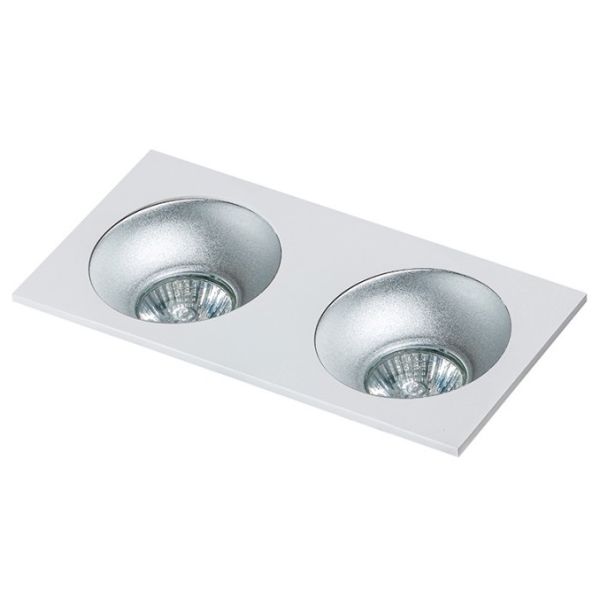 AZZARDO GM2203-WH / AZ1739 Hugo 2 downlight (white) reflector not included Lampa wpuszczane