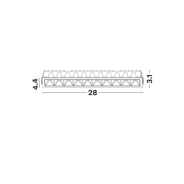 LUCES EXCLUSIVAS LE62240 CARMON OCZKO SUFITOWE