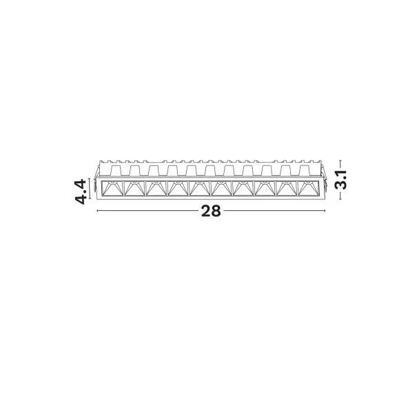 LUCES EXCLUSIVAS LE62240 CARMON OCZKO SUFITOWE