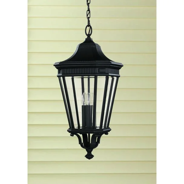 ELSTEAD COTSWOLD LANE FE/COTSLN8/L BK Large Chain Lantern