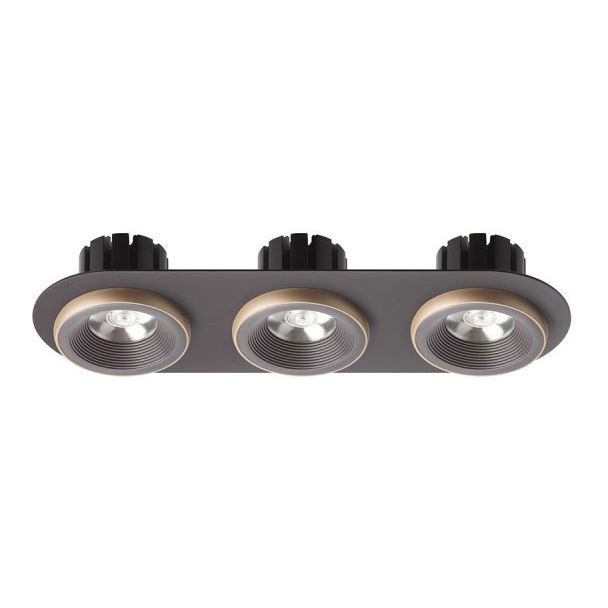 RENDL R13247 SHARM R III wpuszczana brązowa/perłowo-złota 230V LED 3x10W 24° 3000K
