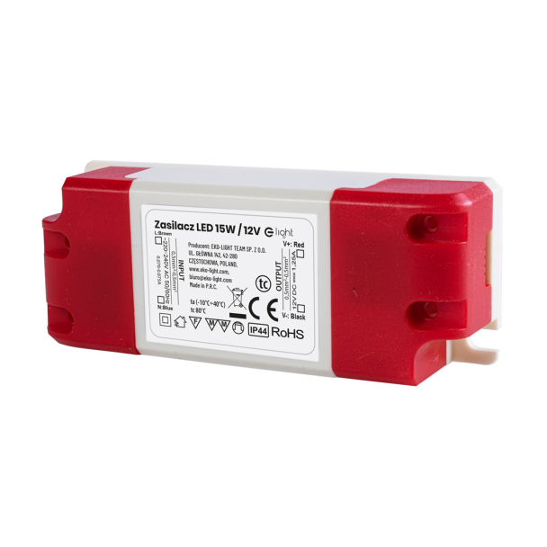 MILAGRO EKZAS0419 ZASILACZ LED 15W IP44
