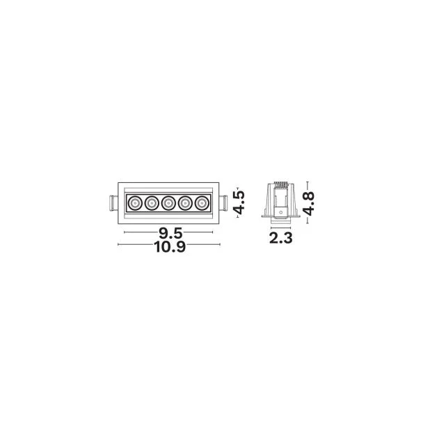 LUCES EXCLUSIVAS LE62219 CARBAY OCZKO SUFITOWE