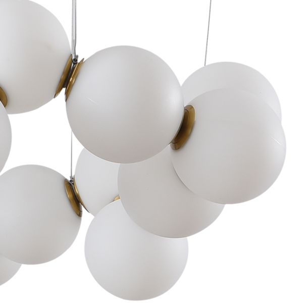 Step into design DP0254-800 Lampa wisząca CORALLI-80 biało-mosiężna 80 cm