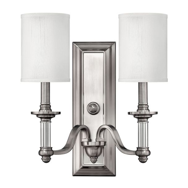ELSTEAD SUSSEX HK/SUSSEX2 2Lt Wall Light