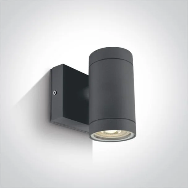 ONE LIGHT 67130E/AN Lido K1 zewnętrzny cylinder ścienny antracyt 35W MR16 GU10