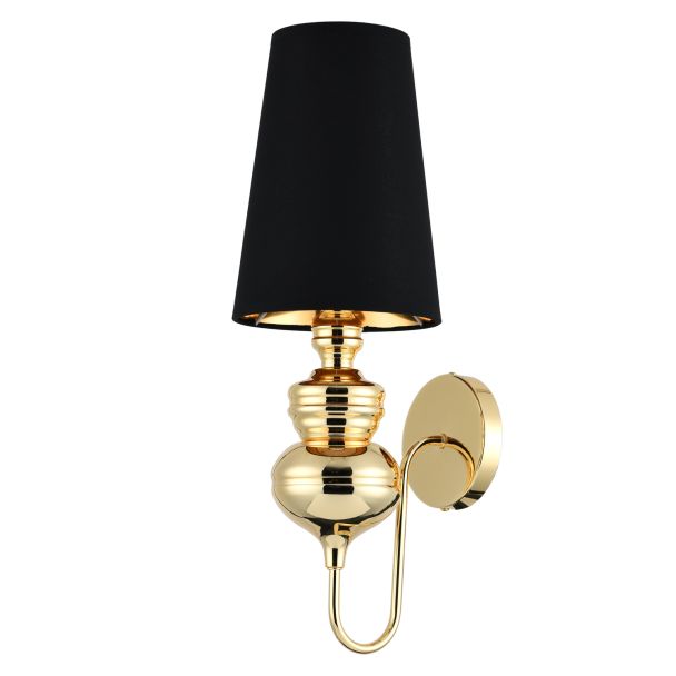Step into design MB-8046-18 black gold Lampa ścienna QUEEN złoto czarna 18 cm