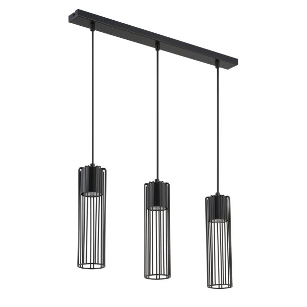 SIGMA 33453 FOBIA 3 lampa wisząca prosty czarny