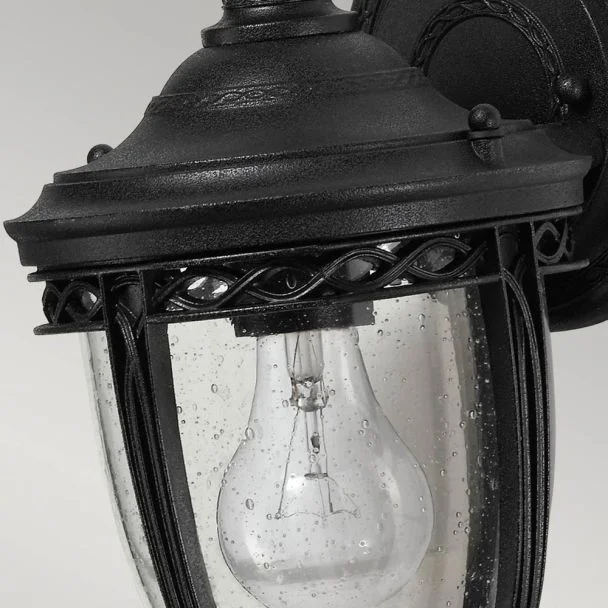 ELSTEAD ENGLISH BRIDLE FE/EB2/S BLK 1Lt Small Wall Lantern