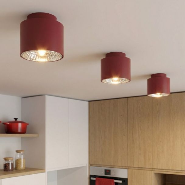 EMIBIG 1697/1 NANO 1 BURGUNDY Lampa sufitowa