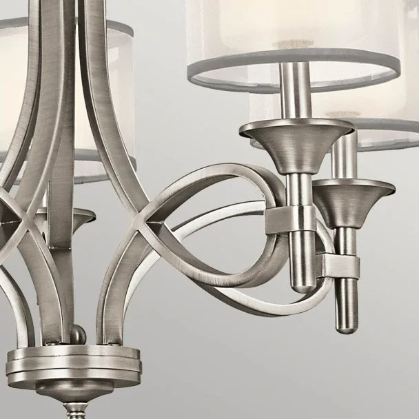 ELSTEAD Lacey KL-LACEY5-AP 5 Light Chandelier - Antique Pewter