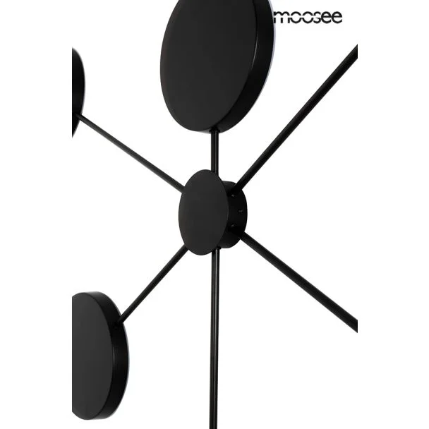 MOOSEE MSE010100356 MOOSEE lampa ścienna SHADOW 6 czarna
