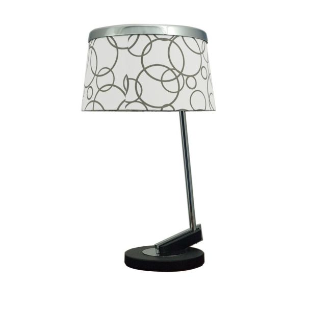 CANDELLUX 41-45372 IMPRESJA LAMPA 1*60W E27 BIAŁA CHROM