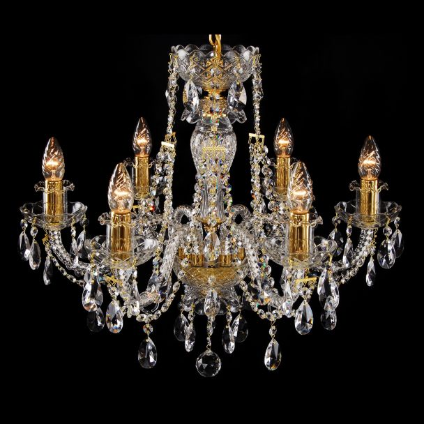 ECRYSTAL ZYR-06 Crystal-CG (gold tubes)