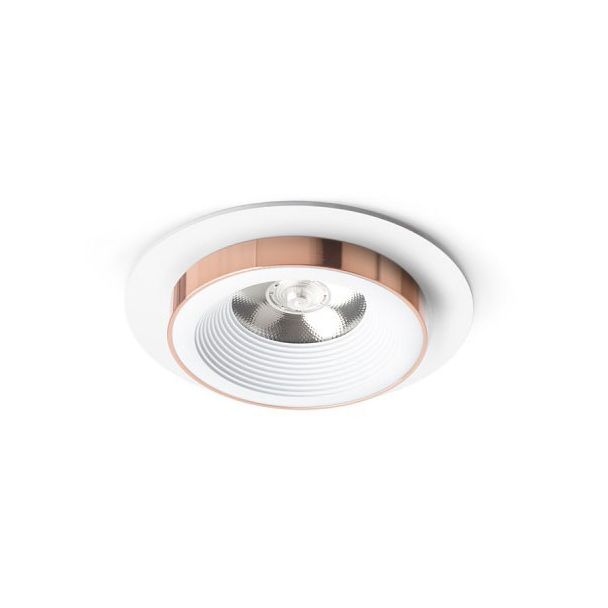 RENDL R13235 SHARM R I wpuszczana biała miedź 230V LED 10W 24° 3000K