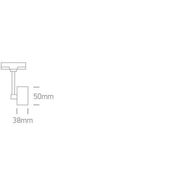 ONE LIGHT 65118AT/W Glinos biały track spot range GU10 R111 50W