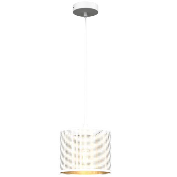 LUMINEX 5264 oprawa sufitowa Loft shade żyrandol biały złoty