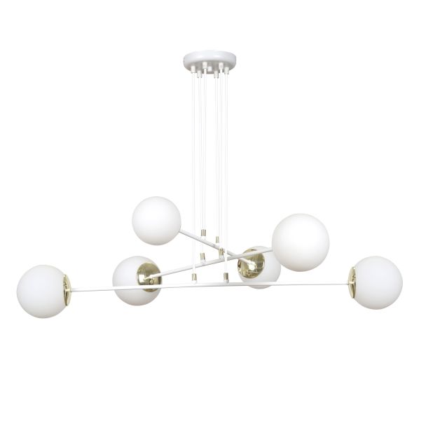 EMIBIG 967/6 OGNIS 6 WHITE LAMPA WISZĄCA
