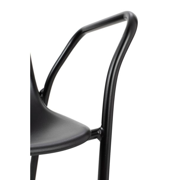 KING HOME 292-CPP4.BLACK Krzesło RESOL ARM czarne