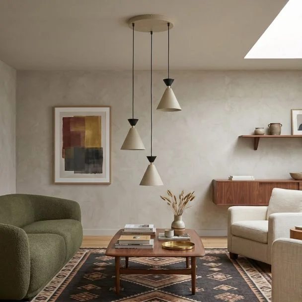 EMIBIG 1741/3PREM KLEVER 3PREM MOKKA BLACK Lampa wisząca