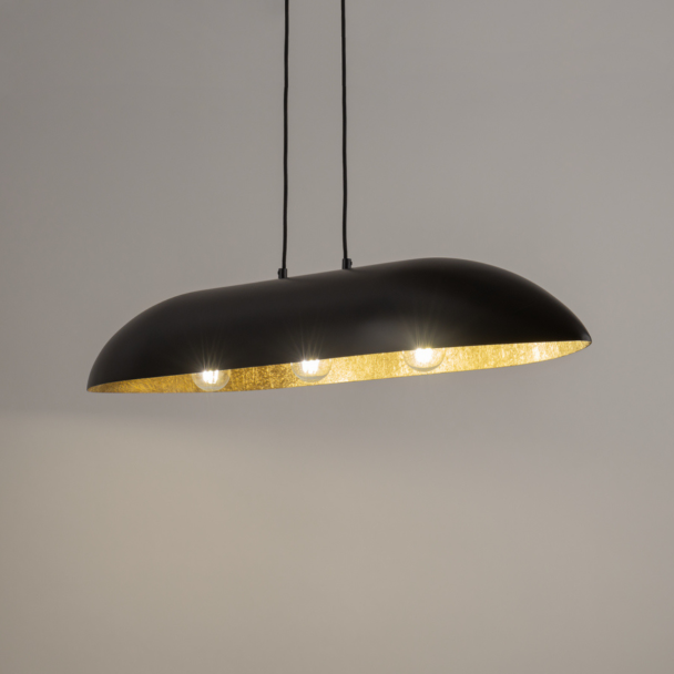 SIGMA 40632 lampa wisząca Gondola L czarny/złoty
