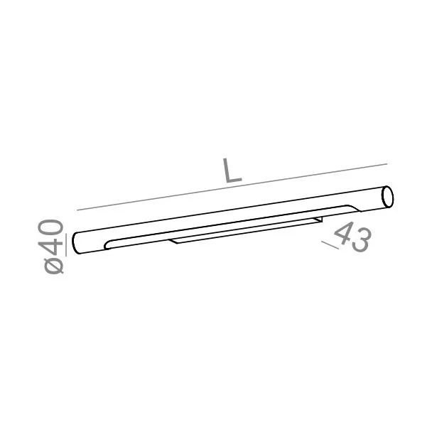 AQFORM 26408 THIN TUBE LED kinkiet