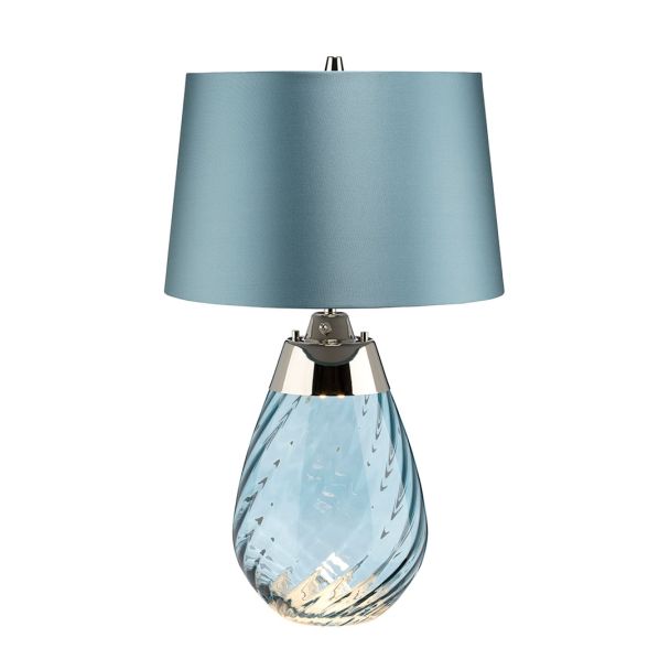 ELSTEAD Lena LENA-TL-S-BLUE 2 Light Small Blue Table Lamp