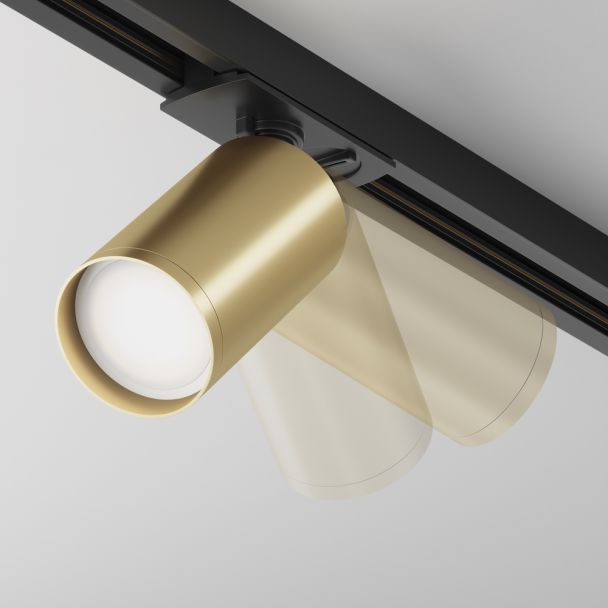 MAYTONI TR020-1-U-GU10-BMG Focus S Track Lighting czarny,złoty