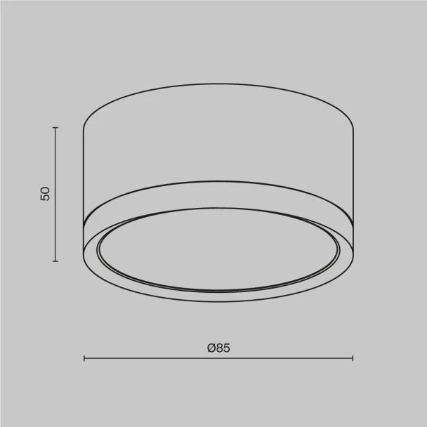 MAYTONI C086CL-GX53-SRD-BG Hoop lampa sufitowa czarny,złoty