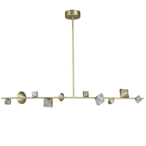Step into design ST-10307-130 gold Lampa wisząca CONE LED złota 130 cm