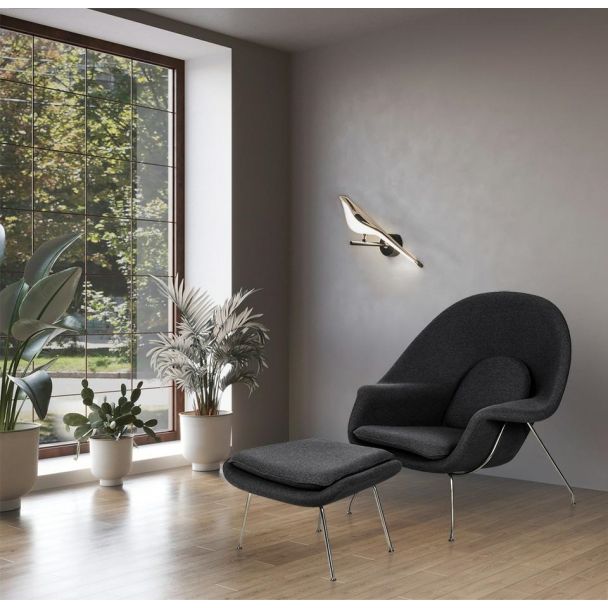 MOOSEE MSE010100292 MOOSEE lampa ścienna BIRD złota