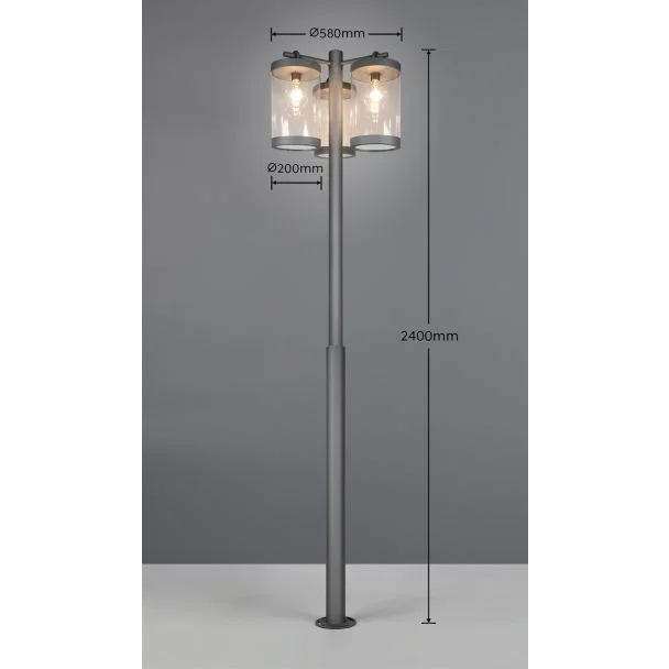 TRIO SAMBESI 404160342 lampa zewnętrzna stojąca