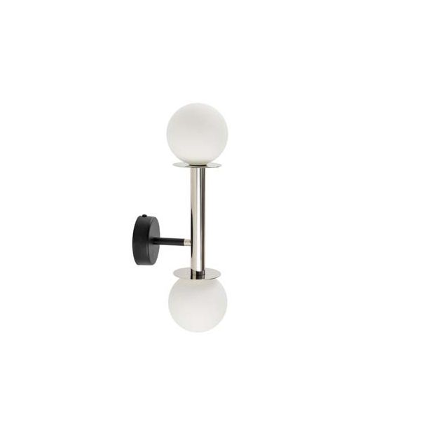 SIGMA 40768 DAISY 2 kinkiet srebrny/biały