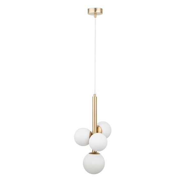 SIGMA 40780 PERLA LUX 4 lampa wisząca biały