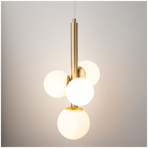 SIGMA 40780 PERLA LUX 4 lampa wisząca biały