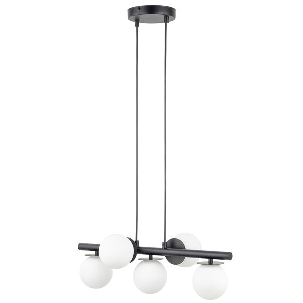 SIGMA 40787 AVOLA lampa wisząca kulki 5 czarne/białe