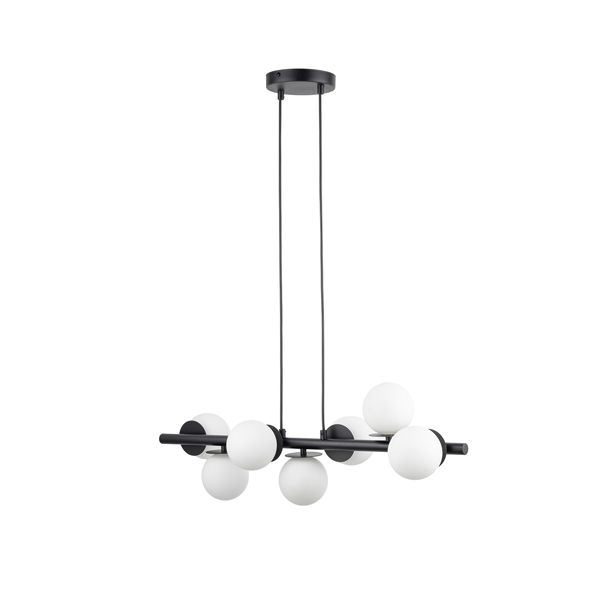 SIGMA 40788 AVOLA lampa wisząca kulki 7 czarne/białe