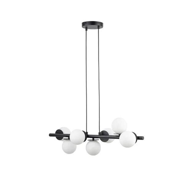 SIGMA 40788 AVOLA lampa wisząca kulki 7 czarne/białe