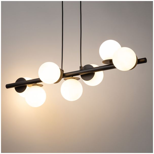 SIGMA 40788 AVOLA lampa wisząca kulki 7 czarne/białe