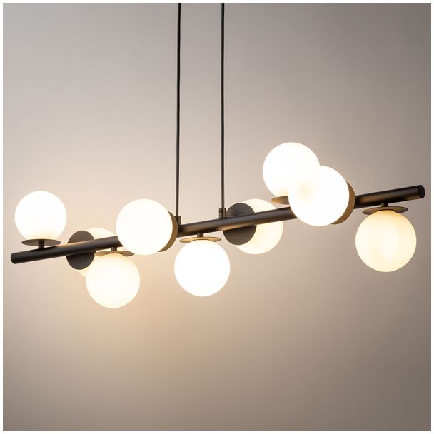 SIGMA 40789 AVOLA lampa wisząca kulki 9 czarne/białe