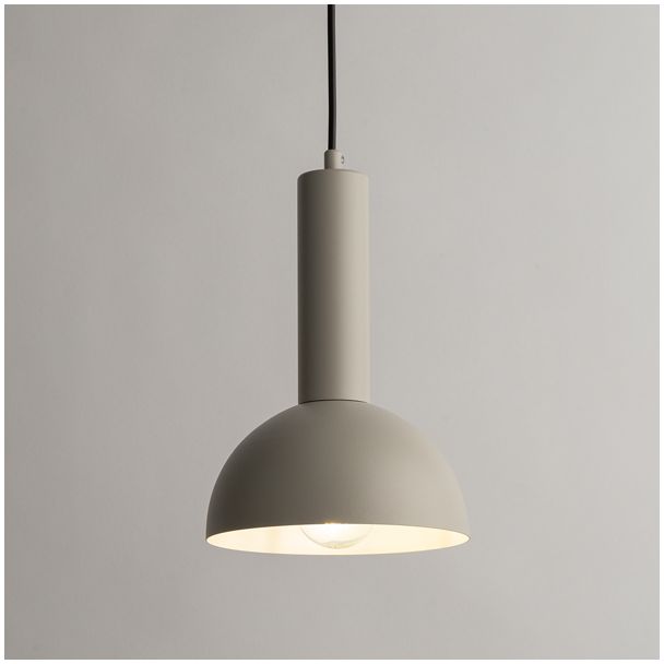 SIGMA 40804 VITRUM lampa wisząca kopuła S szary beż