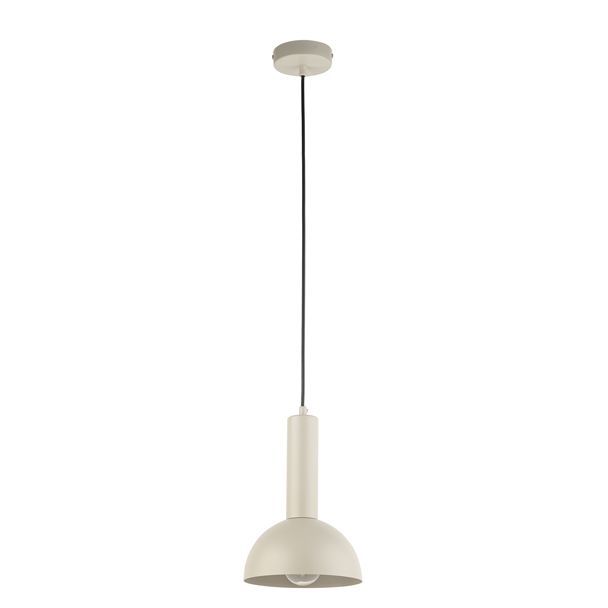 SIGMA 40804 VITRUM lampa wisząca kopuła S szary beż
