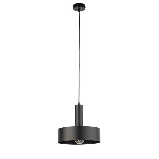 SIGMA 40811 VITRUM lampa wisząca okrąg czarny