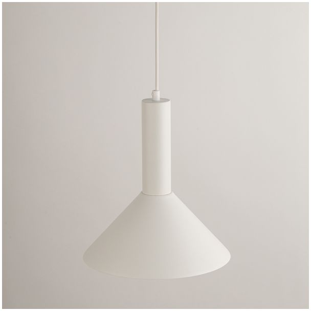 SIGMA 40814 VITRUM lampa wisząca stożek biały