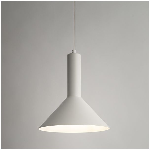 SIGMA 40814 VITRUM lampa wisząca stożek biały