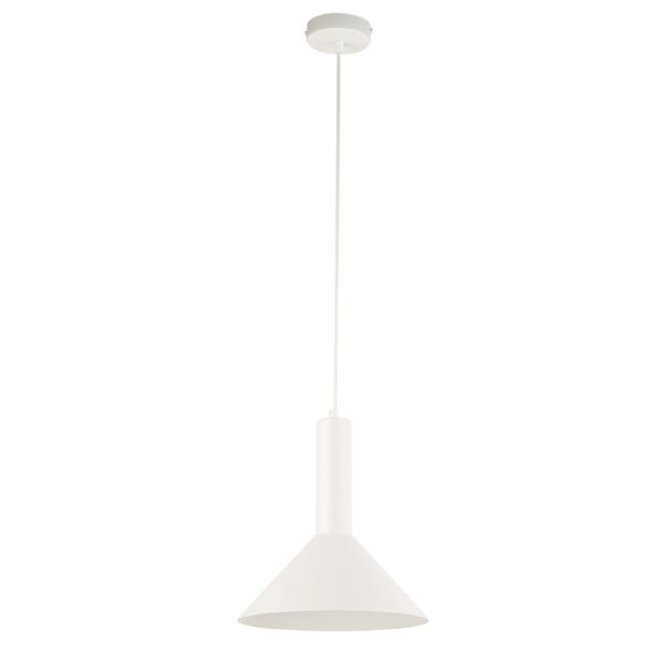 SIGMA 40814 VITRUM lampa wisząca stożek biały