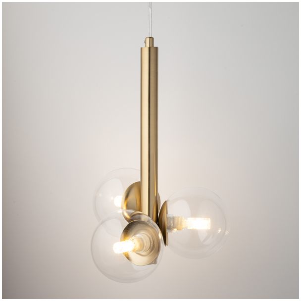 SIGMA 40855 PERLA LUX 3 lampa wisząca transparentny