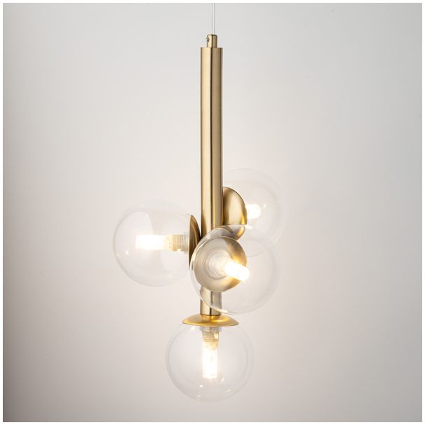 SIGMA 40856 PERLA LUX 4 lamap wisząca transparentny